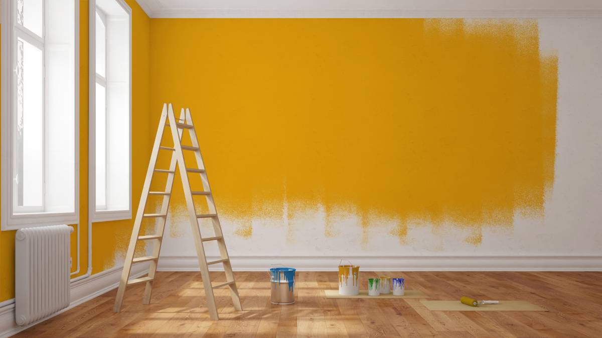 покраска ремонт дома