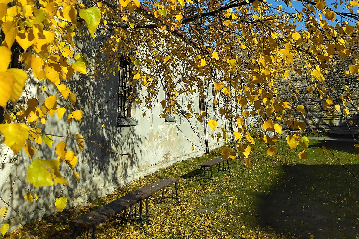  тюрьма двор Шлиссельбург крепость